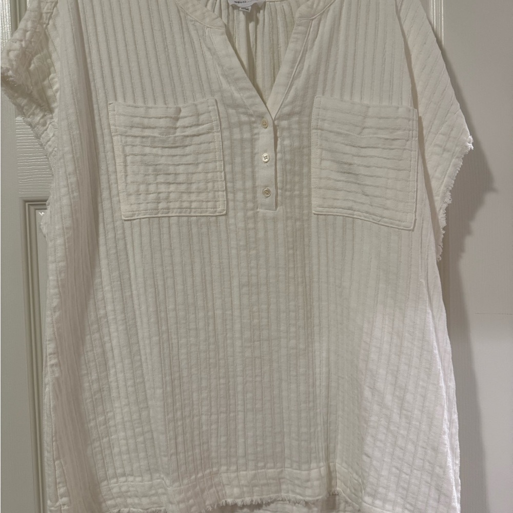 Westbound Cream Blouse XL